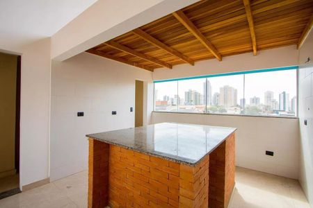 Cozinha de apartamento à venda com 2 quartos, 107m² em Campestre, Santo André