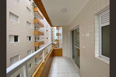Varanda da Sala de apartamento para alugar com 2 quartos, 57m² em Boqueirão, Praia Grande