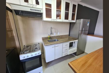 Cozinha de apartamento para alugar com 1 quarto, 40m² em Moema, São Paulo