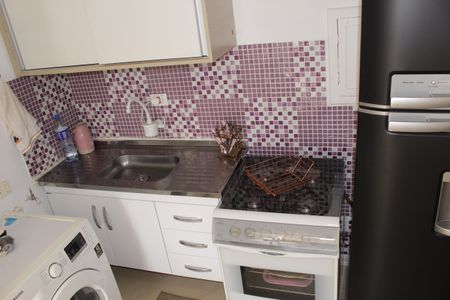 Cozinha e Área de Serviço de kitnet/studio para alugar com 1 quarto, 26m² em Vila Buarque, São Paulo