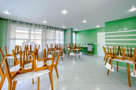 Apartamento para alugar com 50m², 2 quartos e 1 vagaÁrea comum - Salão de festas