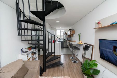 Sala de apartamento à venda com 2 quartos, 86m² em Diamante, Belo Horizonte