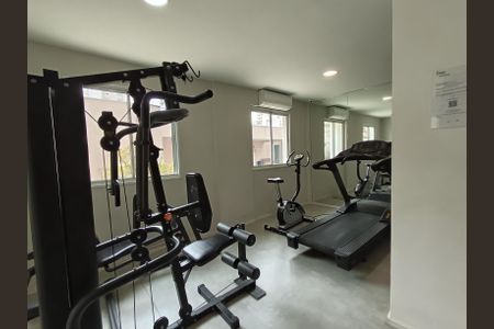 Apartamento para alugar com 53m², 2 quartos e 2 vagasÁrea comum - Academia