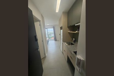 Cozinha de apartamento para alugar com 1 quarto, 25m² em Vila Cordeiro, São Paulo
