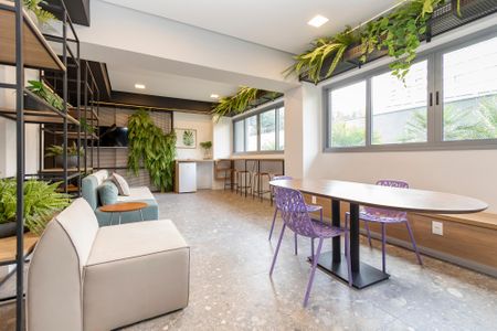 Studio à venda com 25m², 1 quarto e sem vagaCoworking