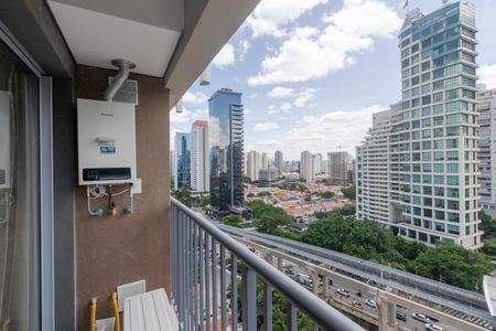 Studio à venda com 25m², 1 quarto e sem vagaVaranda