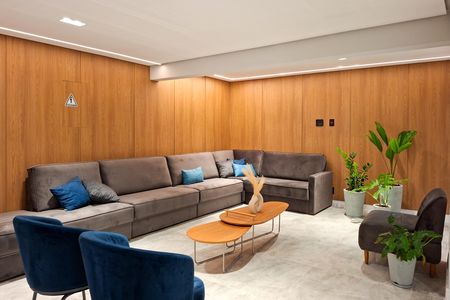 Apartamento para alugar com 99m², 2 quartos e 1 vagaHall social