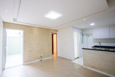 Sala de apartamento à venda com 1 quarto, 48m² em Campestre, Santo André