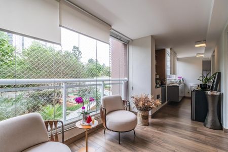 Varanda Gourmet de apartamento à venda com 2 quartos, 156m² em Empresarial 18 do Forte, Barueri