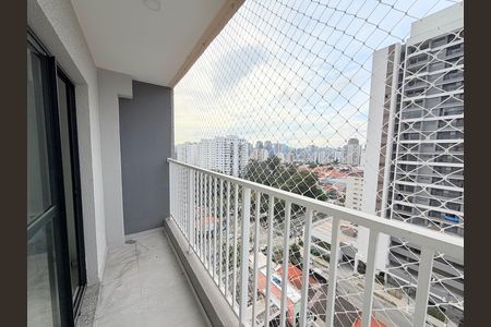 Varanda do Studio de apartamento para alugar com 1 quarto, 26m² em Santo Amaro, São Paulo