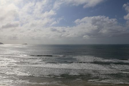 Vista Varanda da Sala de apartamento para alugar com 3 quartos, 118m² em Vila Luis Antonio, Guarujá