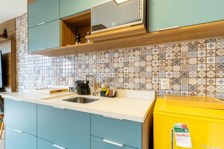 Studio à venda com 26m², 1 quarto e sem vagaCozinha