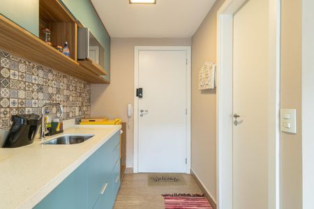 Studio à venda com 26m², 1 quarto e sem vagaCozinha