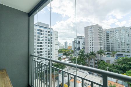 Studio à venda com 26m², 1 quarto e sem vagaVaranda