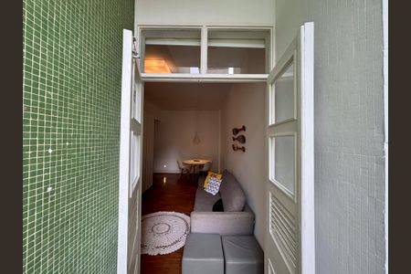 Sala - varanda de apartamento à venda com 1 quarto, 47m² em Copacabana, Rio de Janeiro