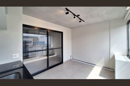 Studio à venda com 30m², 1 quarto e sem vagaVaranda e cozinha