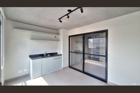 Studio à venda com 30m², 1 quarto e sem vagaVaranda e cozinha