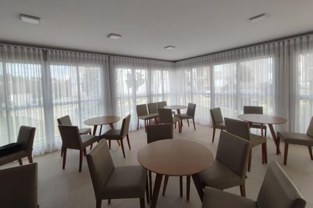 Apartamento para alugar com 43m², 2 quartos e 1 vagaÁrea comum - Salão de festas