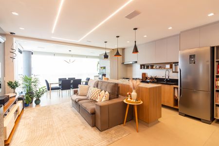 Sala de apartamento à venda com 3 quartos, 126m² em Vila Yara, Osasco