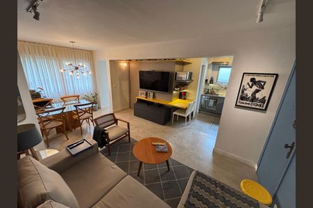 Sala de apartamento à venda com 2 quartos, 70m² em Vila Clementino, São Paulo