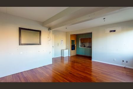 Sala e quarto de apartamento à venda com 1 quarto, 40m² em Camaquã, Porto Alegre