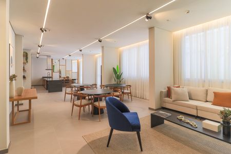 Studio à venda com 24m², 1 quarto e sem vagaÁrea comum - Espaço Gourmet