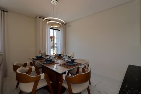 Sala de Jantar de casa à venda com 3 quartos, 150m² em Vila Camilópolis, Santo André