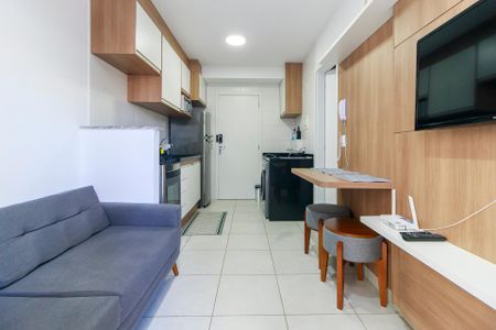 Sala de apartamento para alugar com 1 quarto, 30m² em Jardim Caravelas, São Paulo