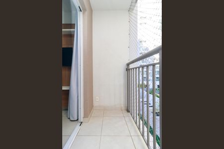 Sala - Varanda de apartamento para alugar com 1 quarto, 30m² em Jardim Caravelas, São Paulo