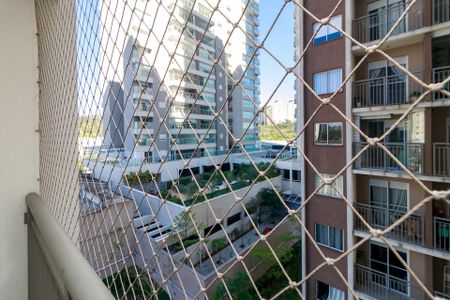 Sala - Varanda de apartamento para alugar com 1 quarto, 30m² em Jardim Caravelas, São Paulo