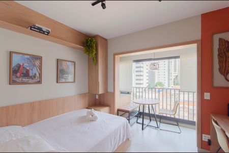 Studio para alugar com 27m², 1 quarto e sem vagaSala/Quarto