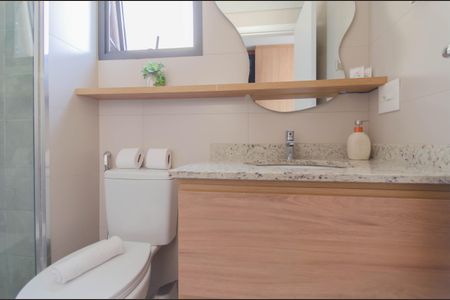 Studio para alugar com 27m², 1 quarto e sem vagaBanheiro