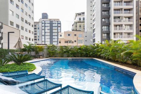 Apartamento para alugar com 42m², 1 quarto e 1 vaga Apartamento para alugar com 42m², 1 quarto e 1 vagaÁrea comum - Piscina