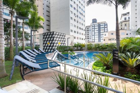 Apartamento para alugar com 42m², 1 quarto e 1 vaga Apartamento para alugar com 42m², 1 quarto e 1 vagaÁrea comum - Piscina