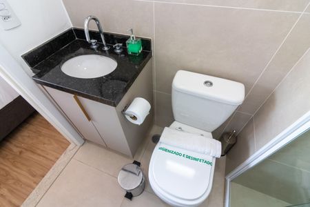 Studio para alugar com 26m², 1 quarto e sem vagaBanheiro