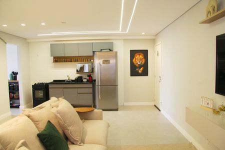 Apartamento à venda com 79m², 2 quartos e 1 vagaSala e Cozinha integrada 