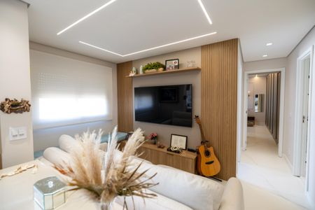 Sala de TV de apartamento à venda com 2 quartos, 77m² em Tamboré, Barueri