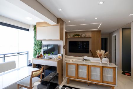 Apartamento à venda com 77m², 2 quartos e 2 vagasSala_Cozinha - Conjugada