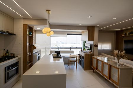 Apartamento à venda com 77m², 2 quartos e 2 vagasSala_Cozinha - Conjugada