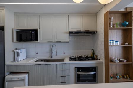 Apartamento à venda com 77m², 2 quartos e 2 vagasSala_Cozinha - Conjugada