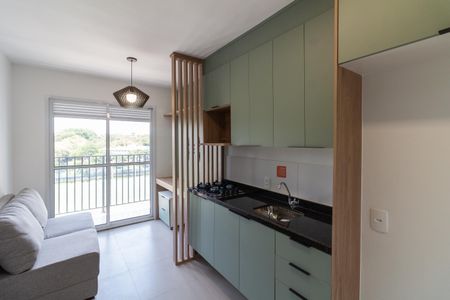 Sala - Cozinha de apartamento à venda com 1 quarto, 26m² em Vila Butantã, São Paulo