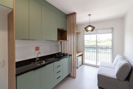 Sala - Cozinha de apartamento à venda com 1 quarto, 26m² em Vila Butantã, São Paulo