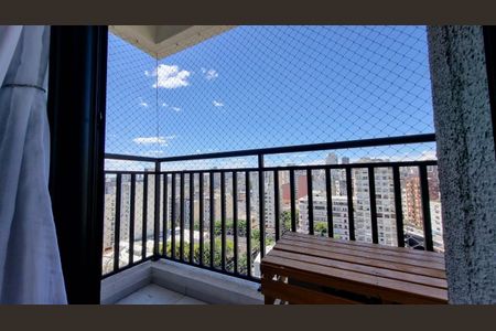 Varanda da Sala de apartamento para alugar com 1 quarto, 28m² em Campos Elíseos, São Paulo