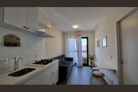 Sala de apartamento para alugar com 1 quarto, 28m² em Campos Elíseos, São Paulo