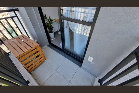 Varanda da Sala de apartamento para alugar com 1 quarto, 28m² em Campos Elíseos, São Paulo