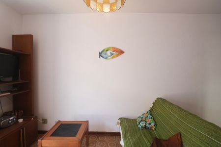 Sala de apartamento para alugar com 1 quarto, 46m² em Balneario Guarujá, Guarujá