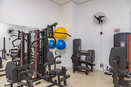 Apartamento à venda com 51m², 1 quarto e 1 vaga Apartamento à venda com 51m², 1 quarto e 1 vagaÁrea comum - Academia