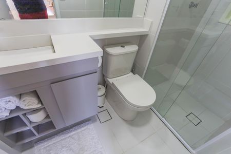 Apartamento à venda com 51m², 1 quarto e 1 vaga Apartamento à venda com 51m², 1 quarto e 1 vagaBanheiro social