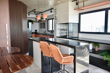 Apartamento para alugar com 37m², 1 quarto e sem vaga Apartamento para alugar com 37m², 1 quarto e sem vagaÁrea comum - Churrasqueira