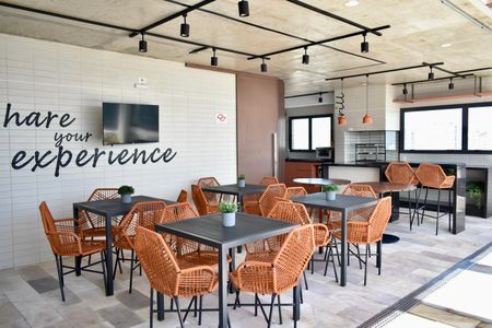 Apartamento para alugar com 37m², 1 quarto e sem vaga Apartamento para alugar com 37m², 1 quarto e sem vagaÁrea comum - Churrasqueira